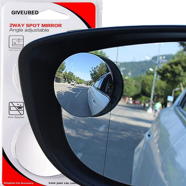 360° HD Blind Spot Mirror | Frameless Wide-Angle Safety View