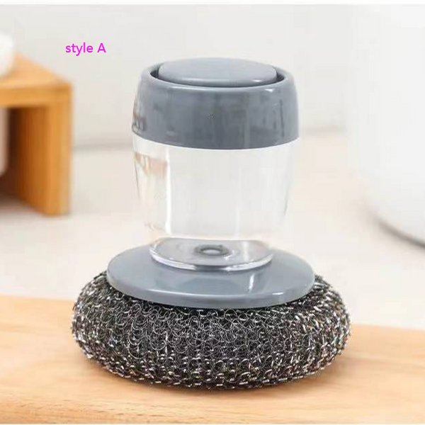 Soap Dispensing Dish Brush | Kitchen Cleaning Tool
